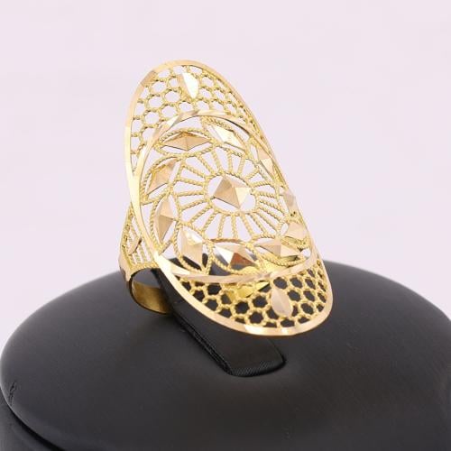 خاتم ذهب خيوط ذهب مع ترنقل الذهب عيار 21