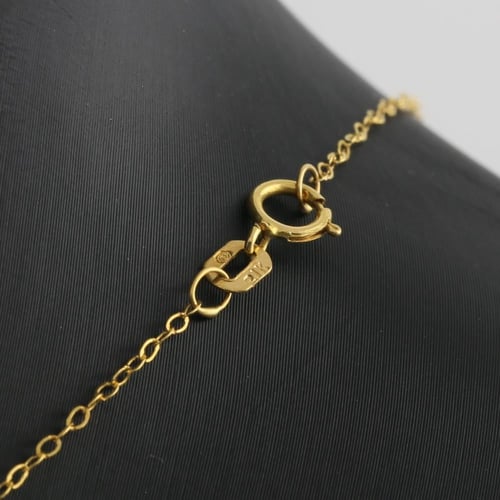 عقد ذهب حرف S - عيار 21