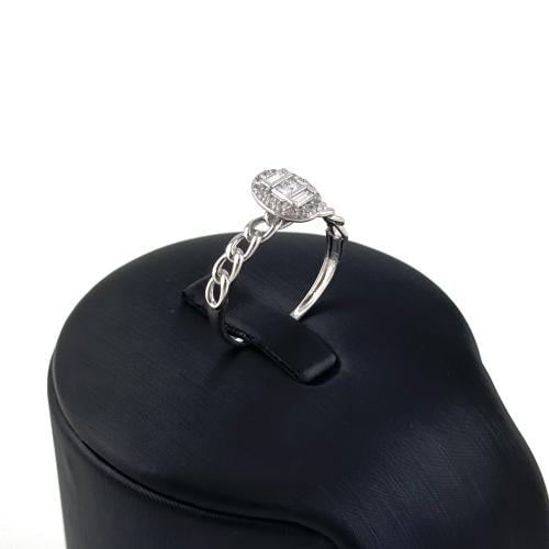 خاتم ذهب ابيض تصميم الماس من تشكيلة أكسترا - عيار...