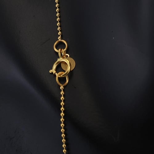 سبحة ذهب صافي تصميم حصري - عيار 21