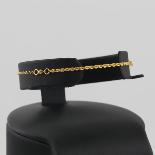 طقم ذهب مبروم دورين - عيار 21