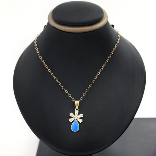 طقم ذهب اطفال تصميم الماس قصات فلور مطعم بلون المي...