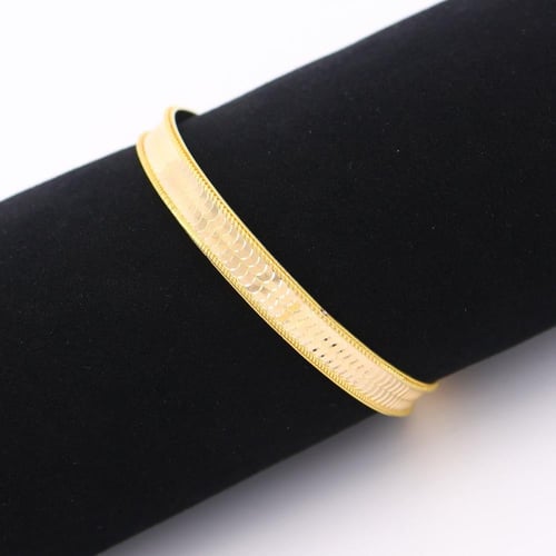 غويشة ذهب ثعبان صب - عيار 21