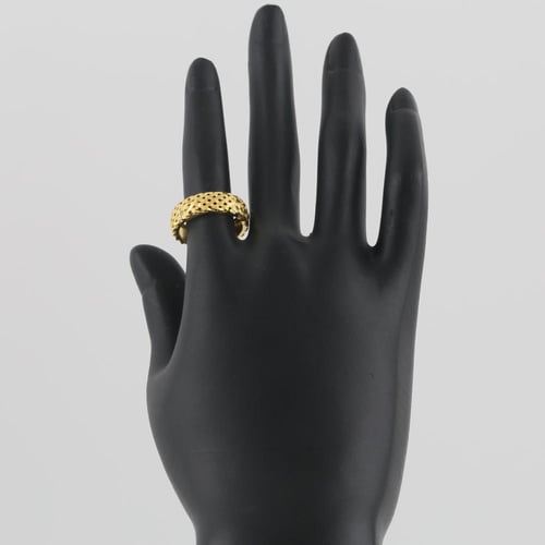 دبلة ذهب بتصميم نسيج الذهب - عيار 21