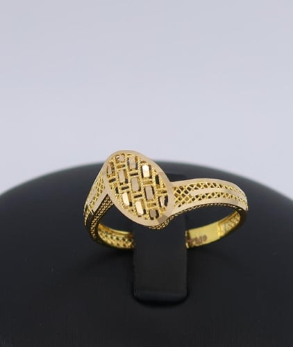 خاتم ذهب bean ازدواجي - عيار 21