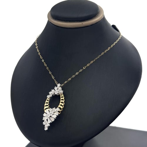 نصف طقم ذهب تصميم الماس من تشكيلة أكسترا - عيار18