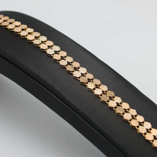 اسوارة ذهب ايطالي دبل - عيار 21