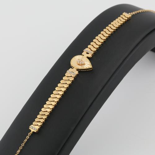 اسوارة ذهب حرفية ايطالية راقية - عيار 21