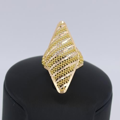 خاتم ذهب متجانس من ذهب الصافي - عيار 21