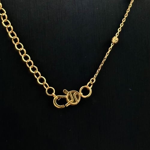 عقد ذهب الاستايل اليونياني - عيار 21