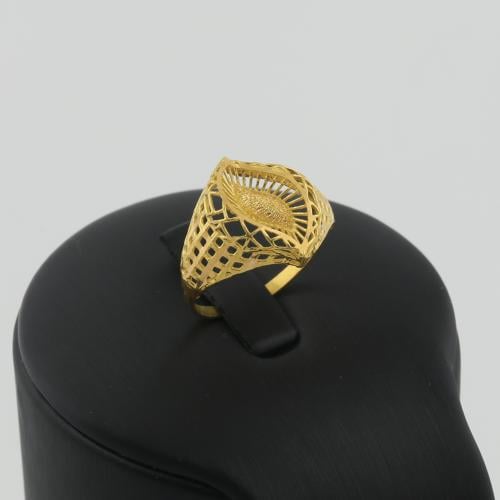 خاتم ذهب اناقة مشعة - عيار 21