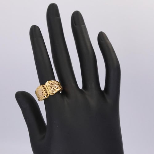 خاتم ذهب خالص اناقة تدوم - عيار 21