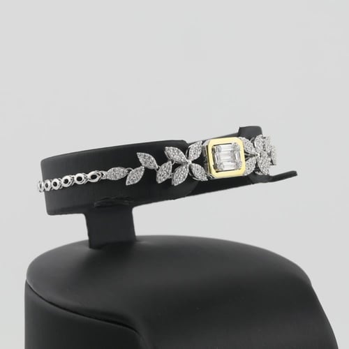 طقم ذهب ابيض ماستر - عيار 18