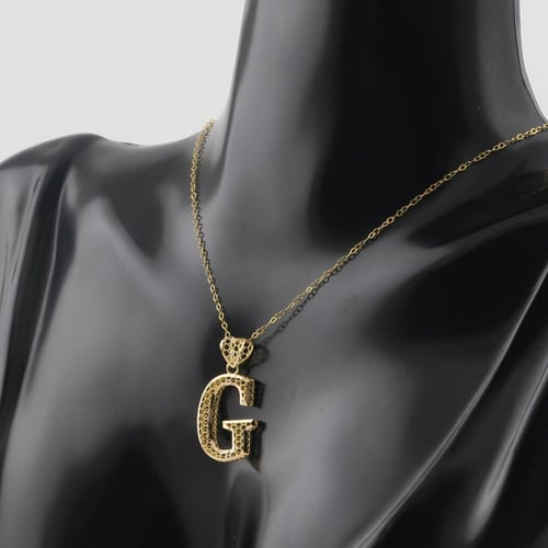 عقد ذهب حرف G - عيار 21