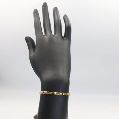 اسوارة ذهب مستطيلات تكسر النور - عيار 21