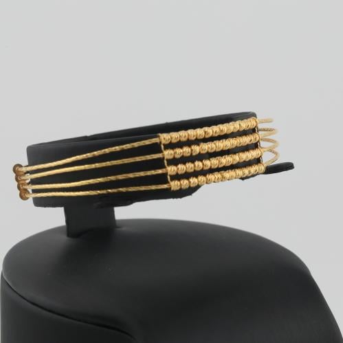 اسوارة ذهب كرات الليزر - عيار 21