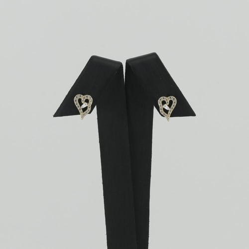 نصف طقم ذهب مشرق تصميم الماس - عيار 18