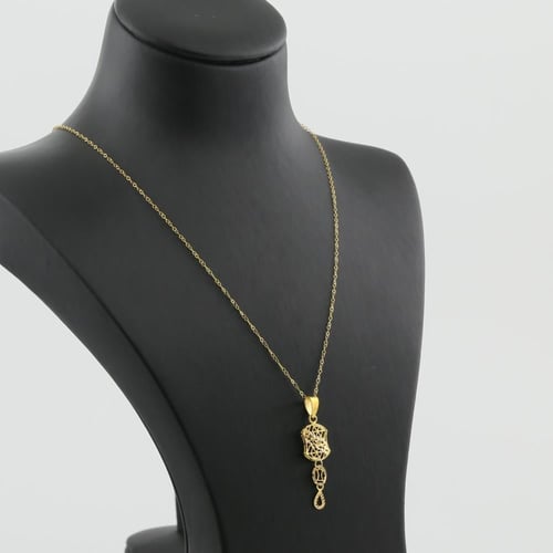 نصف طقم ذهب طراز عصري - عيار 21