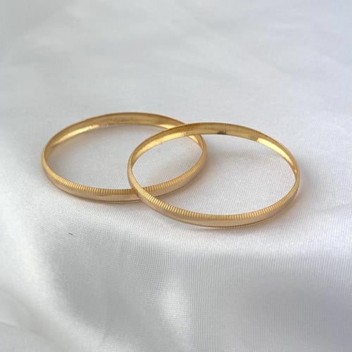 غوايش ذهب اطفال دق الخط السريع مجوف - 11 سم