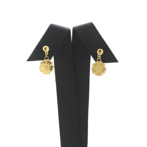 نصف طقم ذهب ازهار مع مبروم - عيار 21