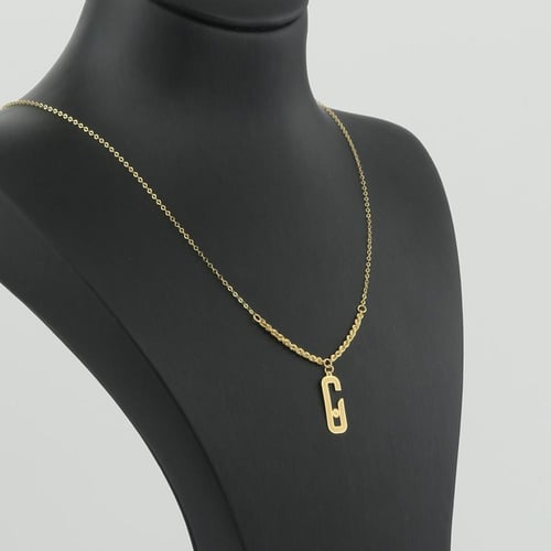 عقد ذهب G - عيار 21