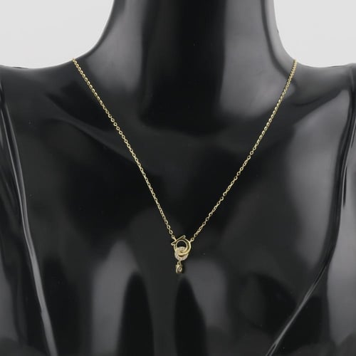 عقد ذهب تصميم حلاقات حصري - عيار 18