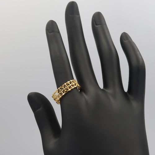 دبلة ذهب زخارف عربية ذهب صافي - عيار 21