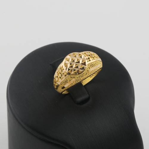 خاتم ذهب بلمسات ناعمة - عيار 21