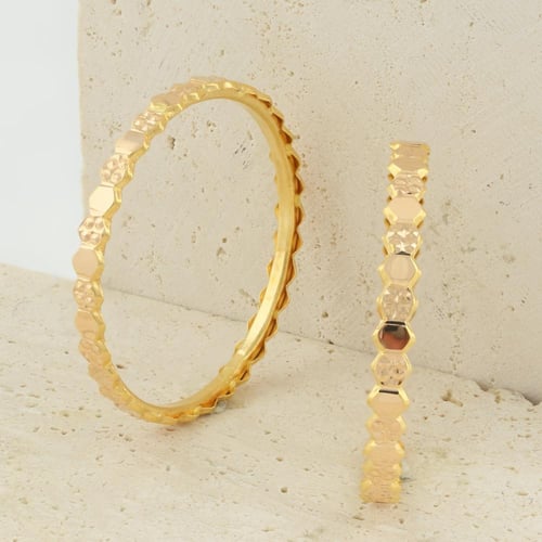 غوايش ذهب اطفال شوميه عيار 21 - 11 سم