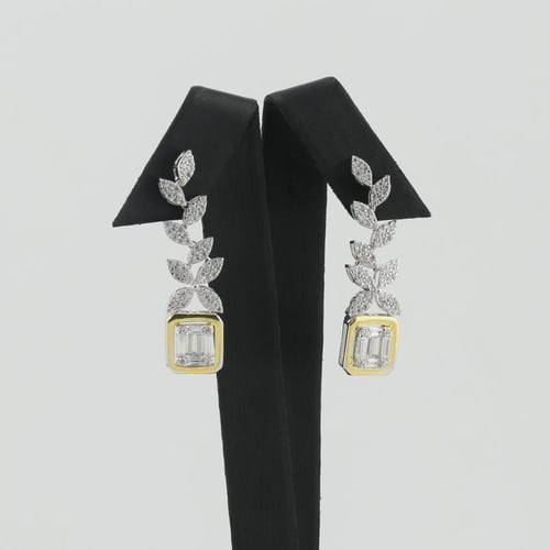 طقم ذهب ابيض ماستر - عيار 18