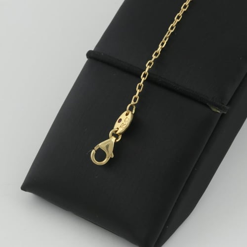 اسوارة ذهب زهرة رائعة - عيار 18