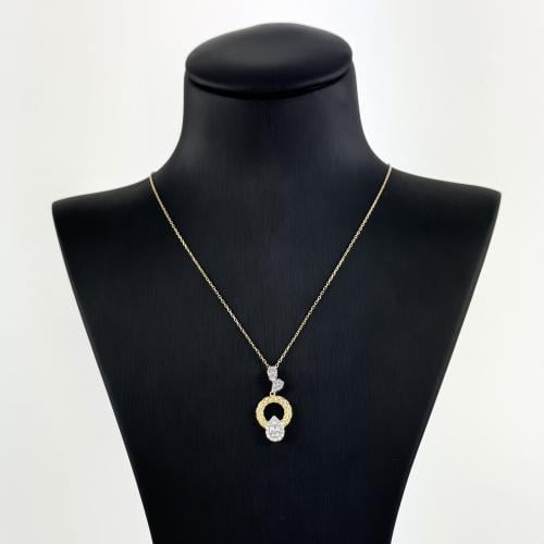 عقد ذهب تصميم الماس من تشكيلة أكسترا - عيار18