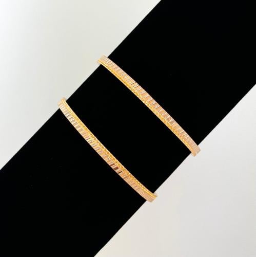 غوايش ذهب سي ان سي لونين عيار 21 - 18 سم