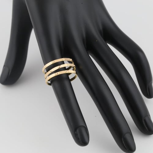 دبلة الذهب مرامي هندسي نحث دوائر - عيار 21