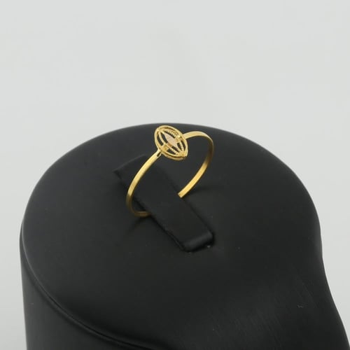 نصف طقم ذهب شكل هندسي - عيار 21