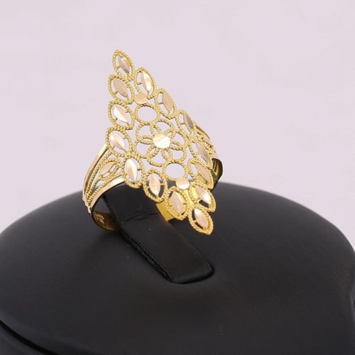 خاتم ذهب غصن الذهب عيار 21