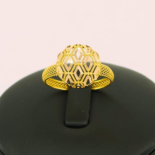 نصف طقم ذهب دائري ملكي - عيار 21