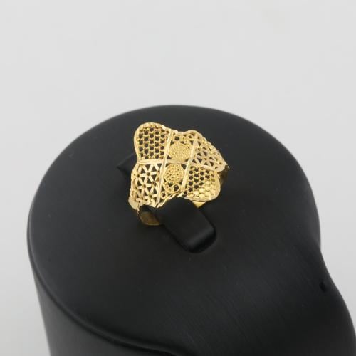 خاتم ذهب زخراف متنوعة - عيار 21