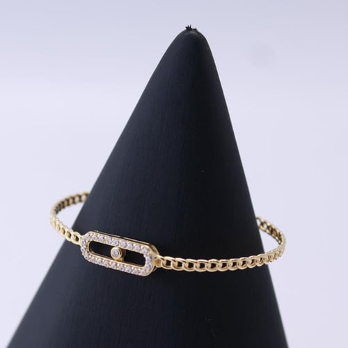 اسوارة ذهب اطفال مسايكا - عيار 18