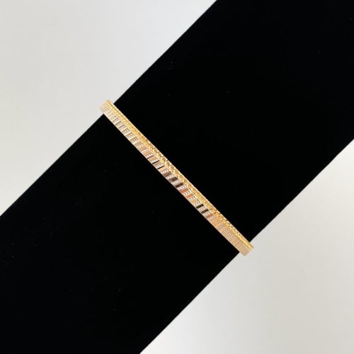 غوايش ذهب سي ان سي لونين عيار 21 -19 سم