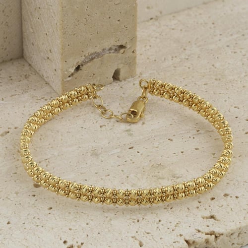 اسوارة ذهب كرات الليزر - عيار 18