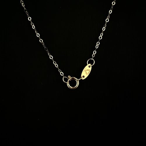 عقد ذهب ناعم بيضاوي - عيار 18