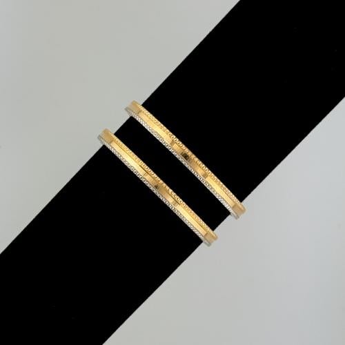 غوايش ذهب اطفال ثلاثي الألوان عيار 21 - 11 سم