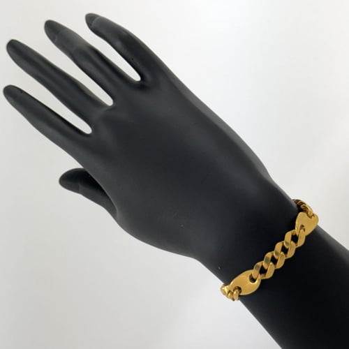 اسوارة ذهب جنزير موناكو الايطالي كلاسيكي الاصلي -...