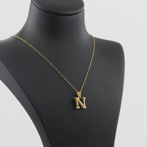 عقد ذهب حرف N صغير - عيار 21