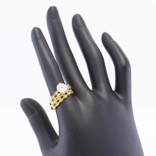 خاتم ذهب توينز حبات الذهب عيار 21