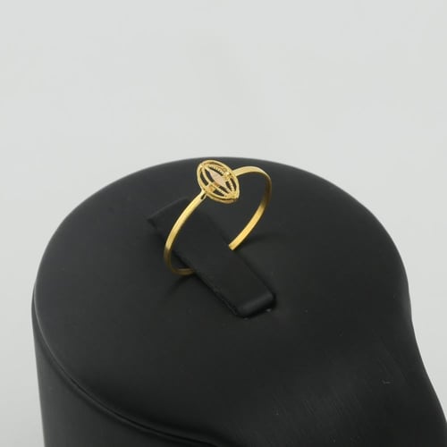 نصف طقم ذهب قلب بكل هندسي من الذهب الخالص - عيار 2...