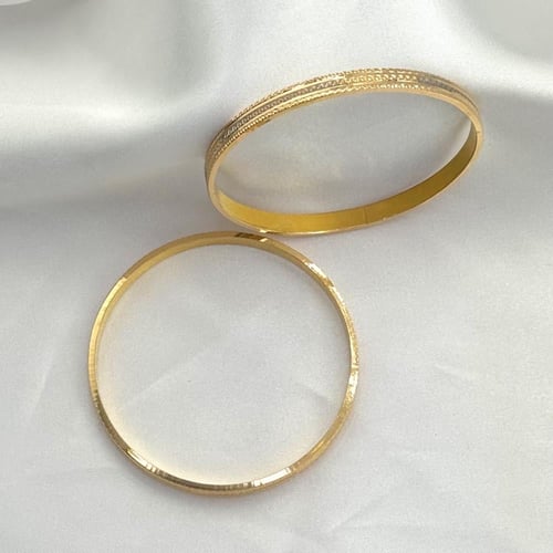 غوايش ذهب حب السكر الوان ليزر عيار 21 - 18 سم