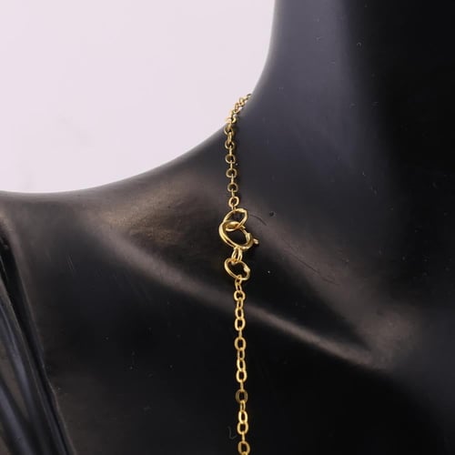 طقم ذهب ثلاثة ادوار مبرومين وترنقل ذهب الصافي - عي...