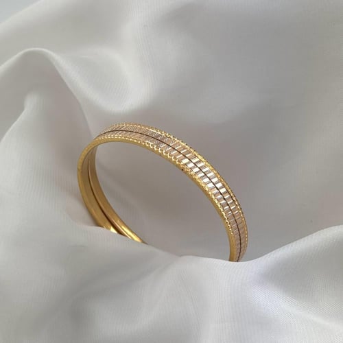 غوايش ذهب سي ان سي لونين عيار 21 - 20 سم